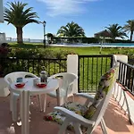 Sea&pool view garden apartment Las Palmeras Nerja